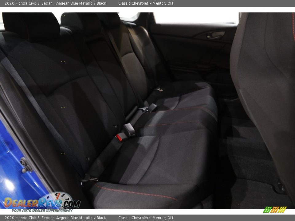 2020 Honda Civic Si Sedan Aegean Blue Metallic / Black Photo #15