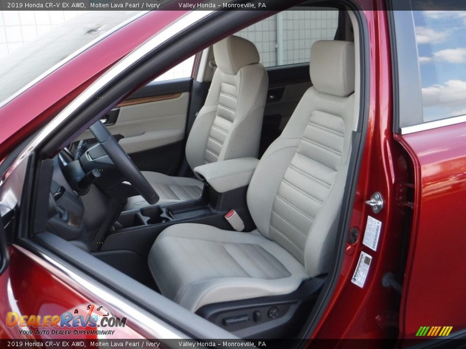 2019 Honda CR-V EX AWD Molten Lava Pearl / Ivory Photo #16