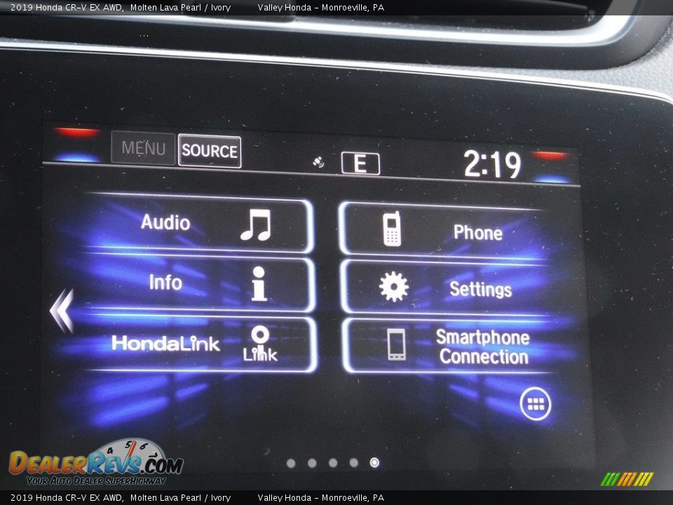 2019 Honda CR-V EX AWD Molten Lava Pearl / Ivory Photo #18