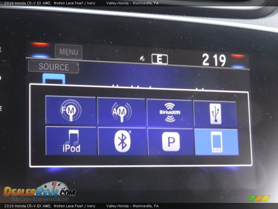 2019 Honda CR-V EX AWD Molten Lava Pearl / Ivory Photo #19