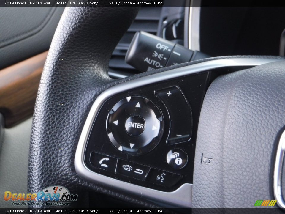 2019 Honda CR-V EX AWD Molten Lava Pearl / Ivory Photo #23