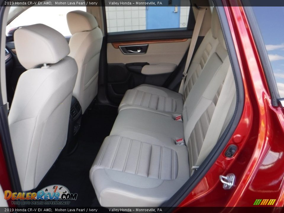2019 Honda CR-V EX AWD Molten Lava Pearl / Ivory Photo #24