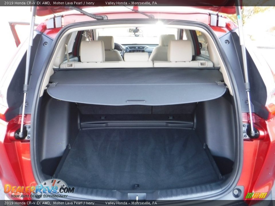 2019 Honda CR-V EX AWD Molten Lava Pearl / Ivory Photo #25