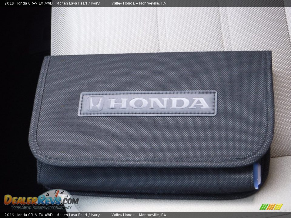 2019 Honda CR-V EX AWD Molten Lava Pearl / Ivory Photo #27