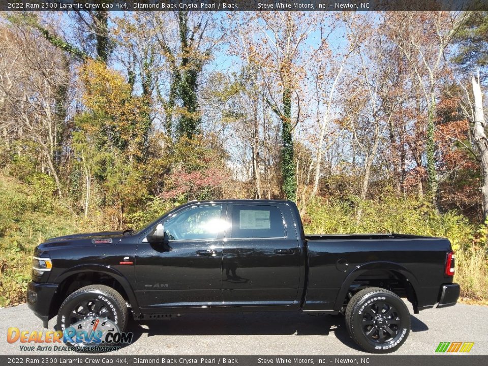 2022 Ram 2500 Laramie Crew Cab 4x4 Diamond Black Crystal Pearl / Black Photo #1