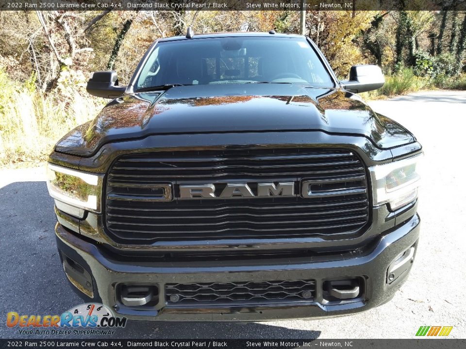 2022 Ram 2500 Laramie Crew Cab 4x4 Diamond Black Crystal Pearl / Black Photo #3