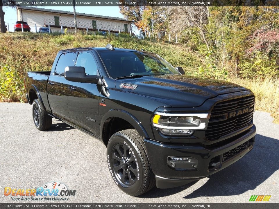 2022 Ram 2500 Laramie Crew Cab 4x4 Diamond Black Crystal Pearl / Black Photo #4