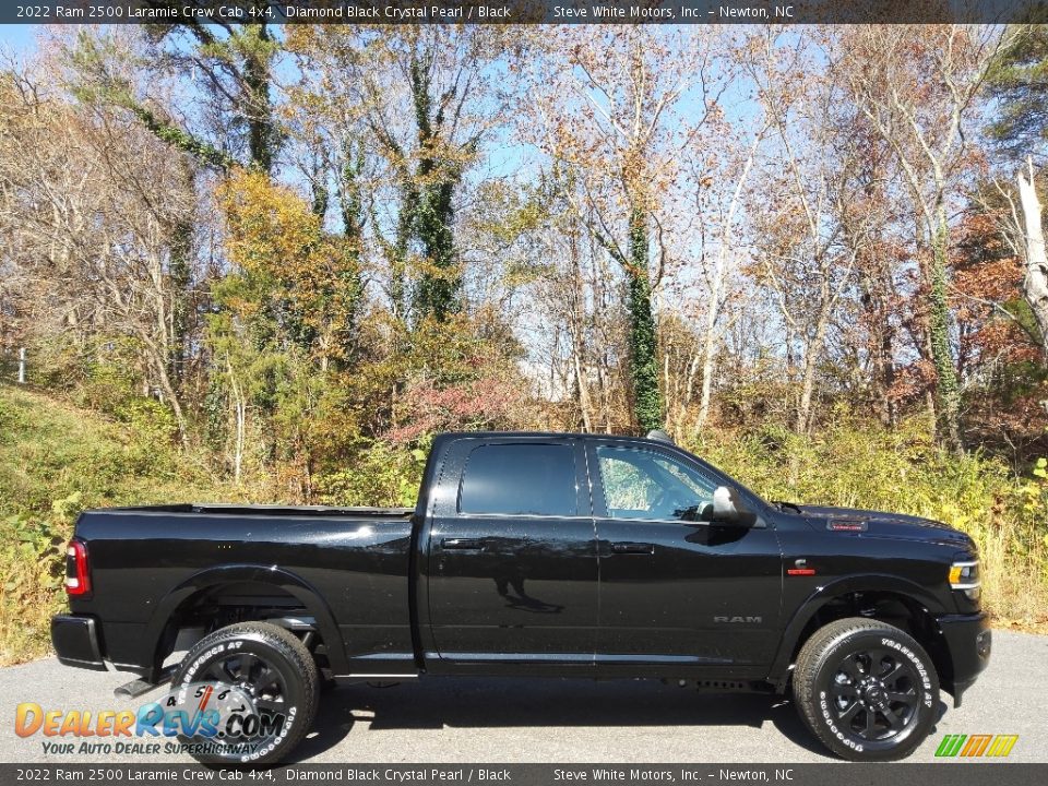 2022 Ram 2500 Laramie Crew Cab 4x4 Diamond Black Crystal Pearl / Black Photo #5