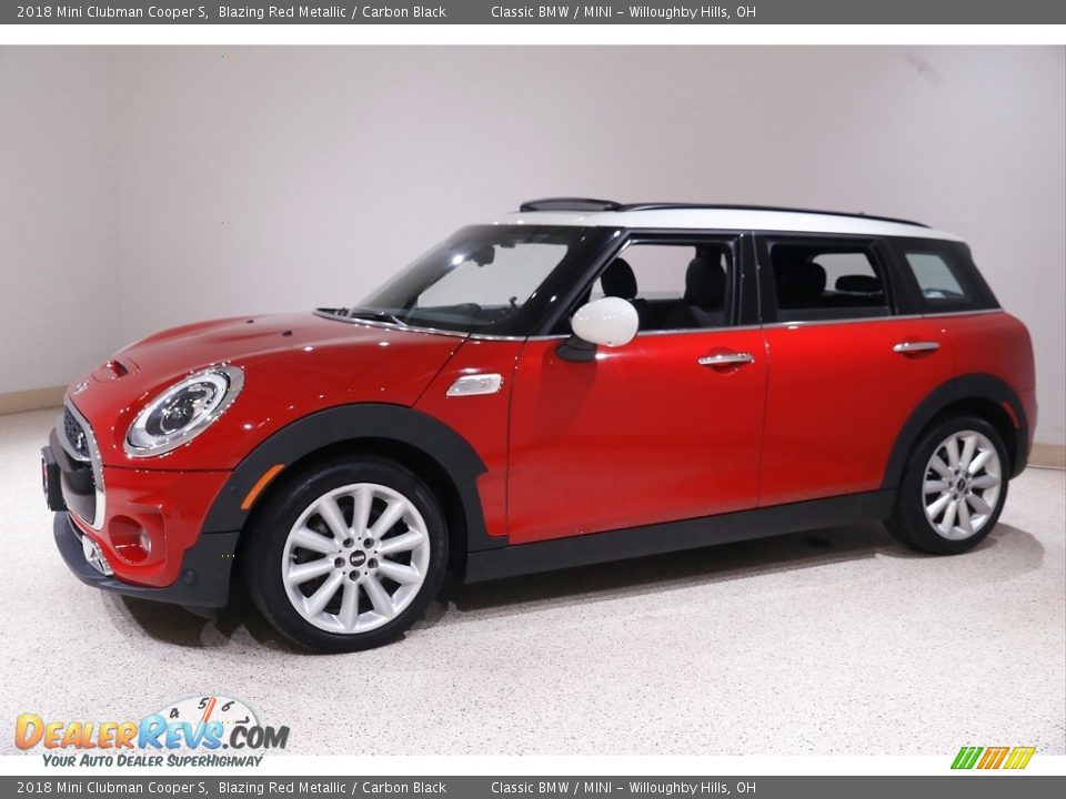 2018 Mini Clubman Cooper S Blazing Red Metallic / Carbon Black Photo #3