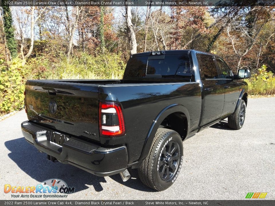 2022 Ram 2500 Laramie Crew Cab 4x4 Diamond Black Crystal Pearl / Black Photo #6