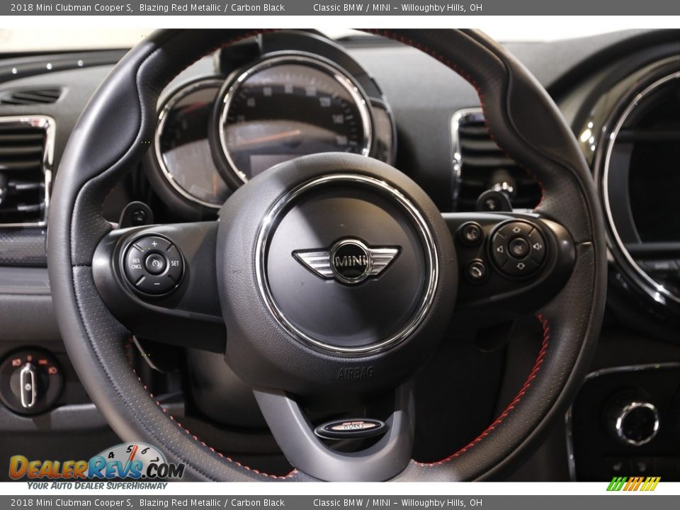 2018 Mini Clubman Cooper S Blazing Red Metallic / Carbon Black Photo #7