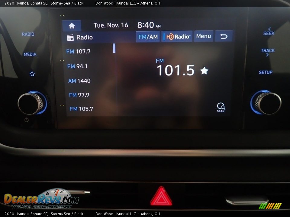 2020 Hyundai Sonata SE Stormy Sea / Black Photo #27