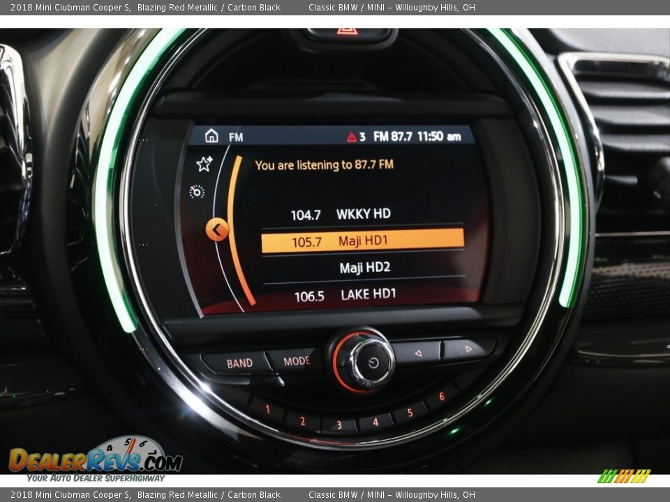 2018 Mini Clubman Cooper S Blazing Red Metallic / Carbon Black Photo #10
