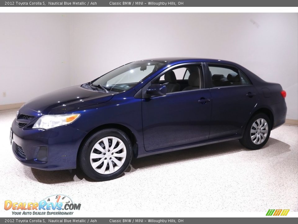 2012 Toyota Corolla S Nautical Blue Metallic / Ash Photo #3