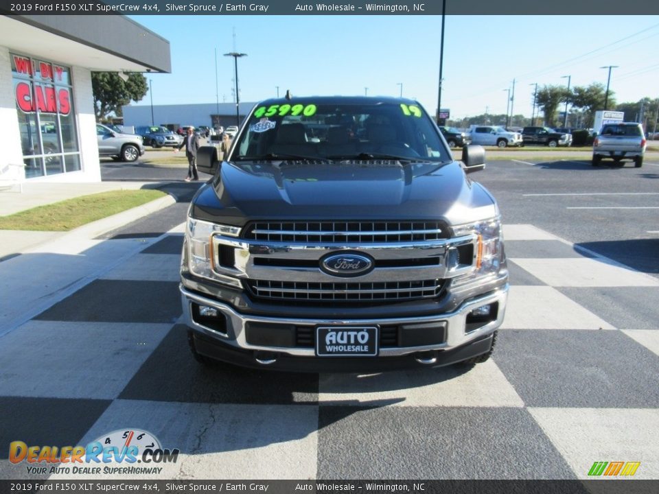 2019 Ford F150 XLT SuperCrew 4x4 Silver Spruce / Earth Gray Photo #2