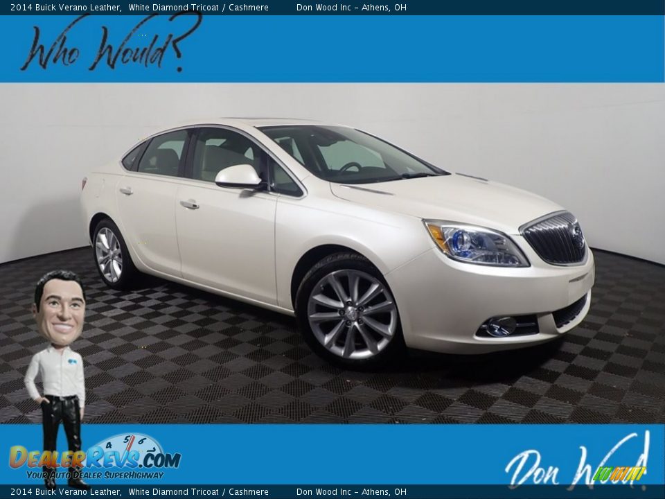 2014 Buick Verano Leather White Diamond Tricoat / Cashmere Photo #1