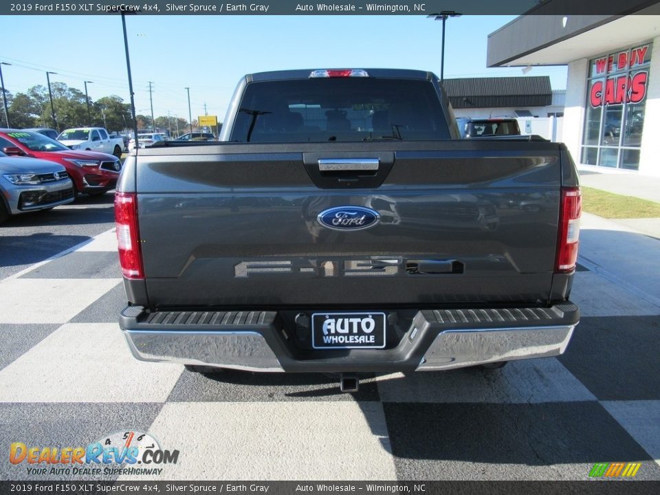 2019 Ford F150 XLT SuperCrew 4x4 Silver Spruce / Earth Gray Photo #4