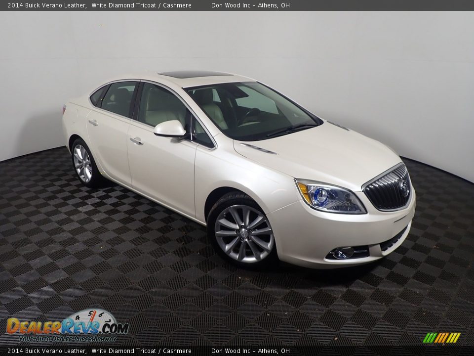 2014 Buick Verano Leather White Diamond Tricoat / Cashmere Photo #5