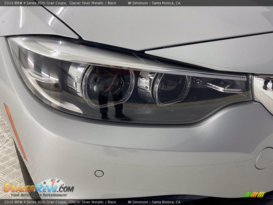 2019 BMW 4 Series 430i Gran Coupe Glacier Silver Metallic / Black Photo #7