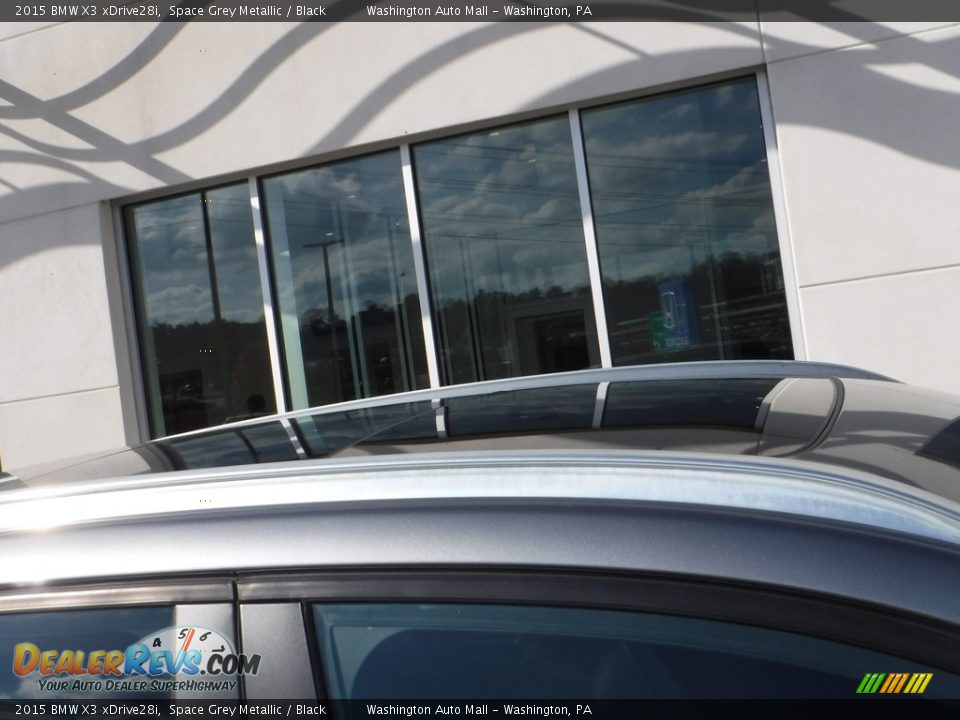 2015 BMW X3 xDrive28i Space Grey Metallic / Black Photo #5