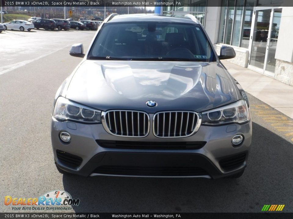 2015 BMW X3 xDrive28i Space Grey Metallic / Black Photo #6