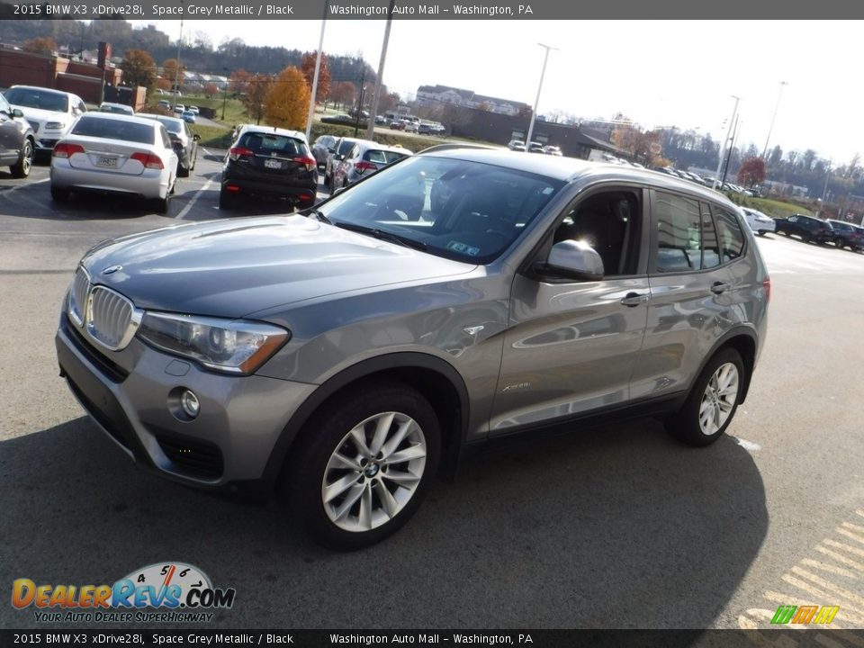 2015 BMW X3 xDrive28i Space Grey Metallic / Black Photo #7