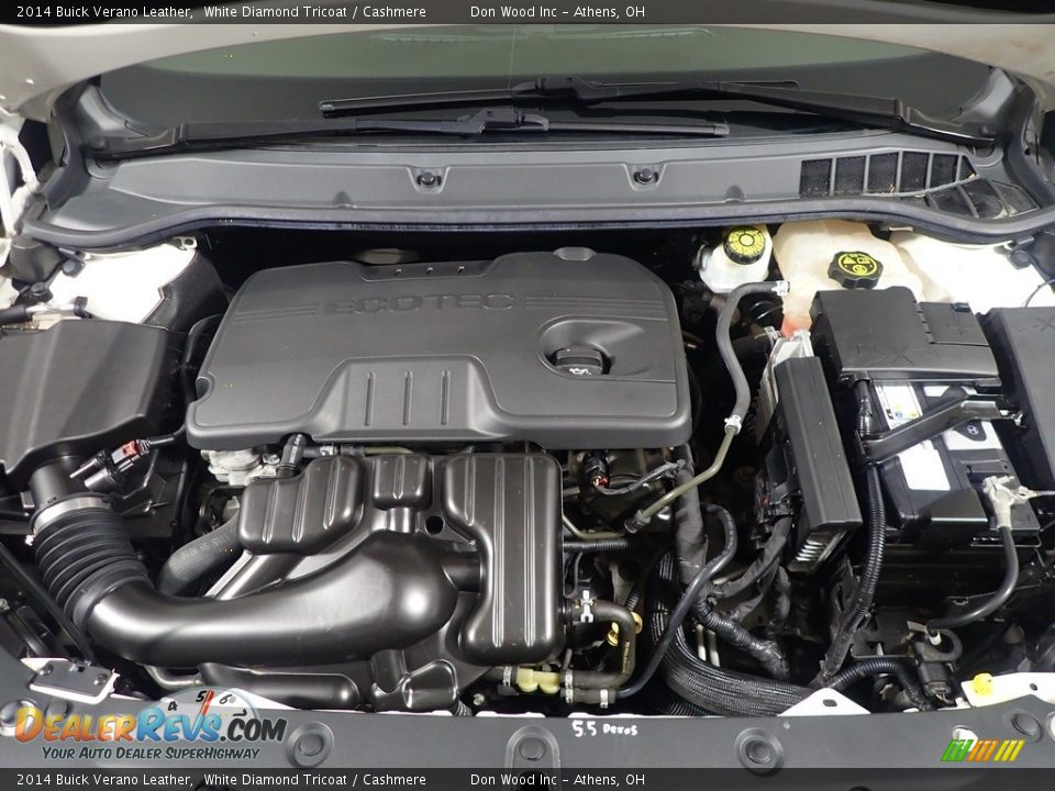 2014 Buick Verano Leather White Diamond Tricoat / Cashmere Photo #9