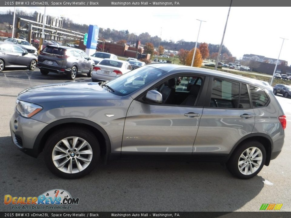 2015 BMW X3 xDrive28i Space Grey Metallic / Black Photo #8