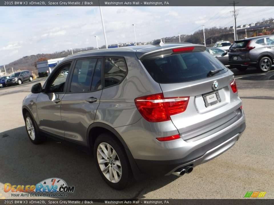 2015 BMW X3 xDrive28i Space Grey Metallic / Black Photo #9