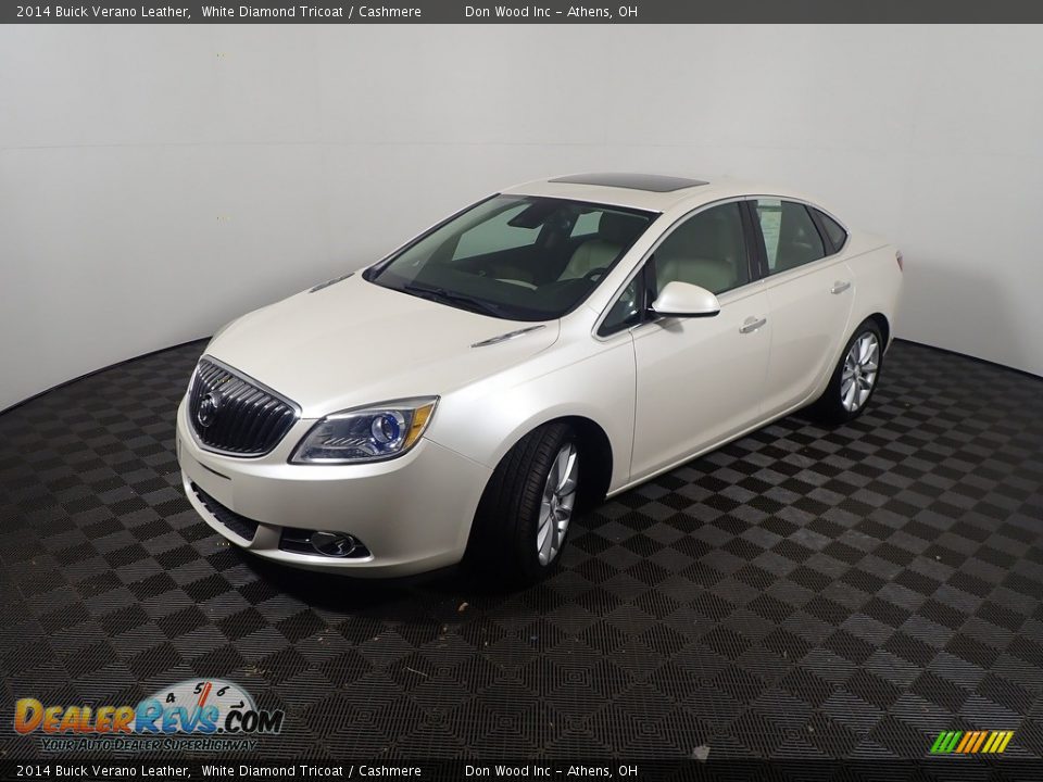 2014 Buick Verano Leather White Diamond Tricoat / Cashmere Photo #11