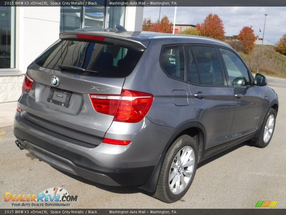 2015 BMW X3 xDrive28i Space Grey Metallic / Black Photo #11