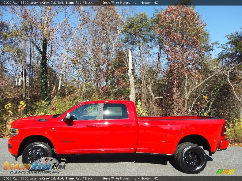2022 Ram 3500 Laramie Crew Cab 4x4 Flame Red / Black Photo #1