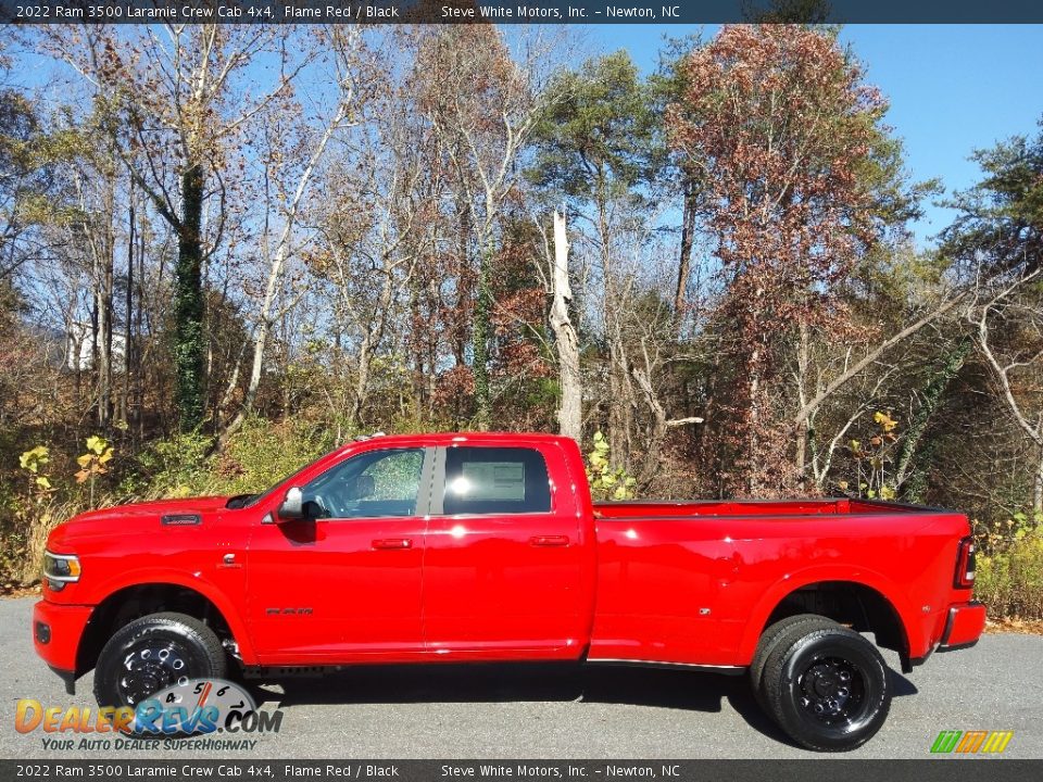 2022 Ram 3500 Laramie Crew Cab 4x4 Flame Red / Black Photo #1