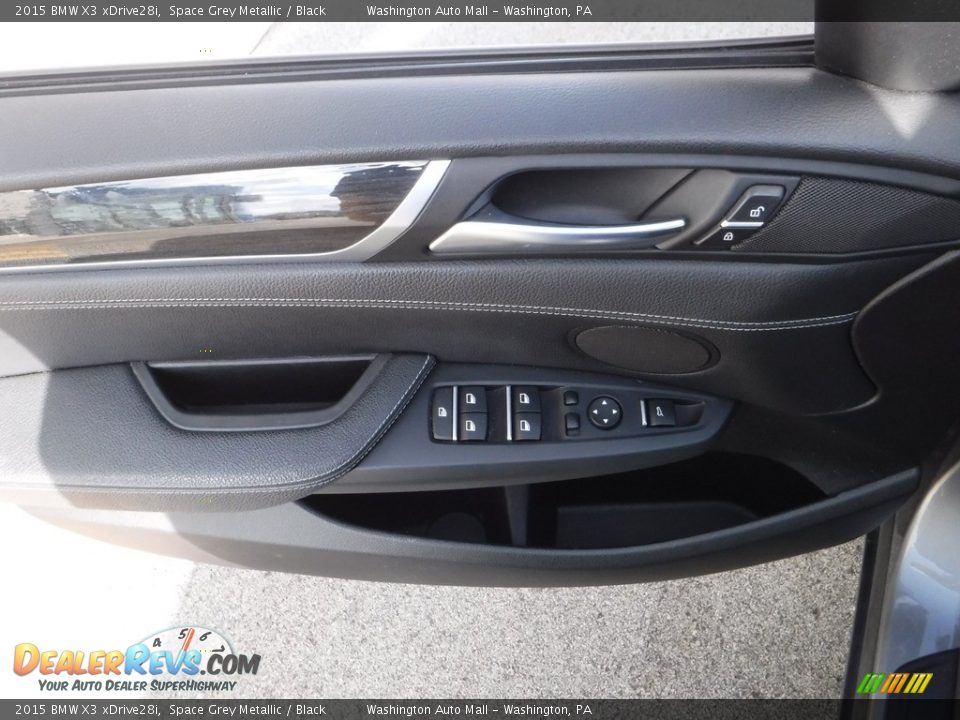 2015 BMW X3 xDrive28i Space Grey Metallic / Black Photo #13
