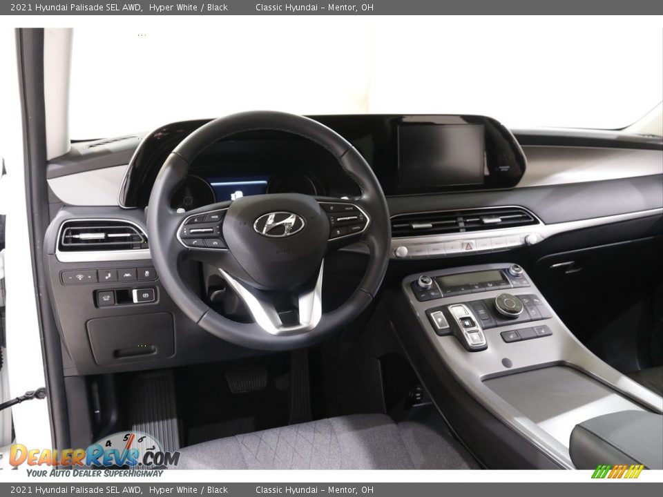 2021 Hyundai Palisade SEL AWD Hyper White / Black Photo #6