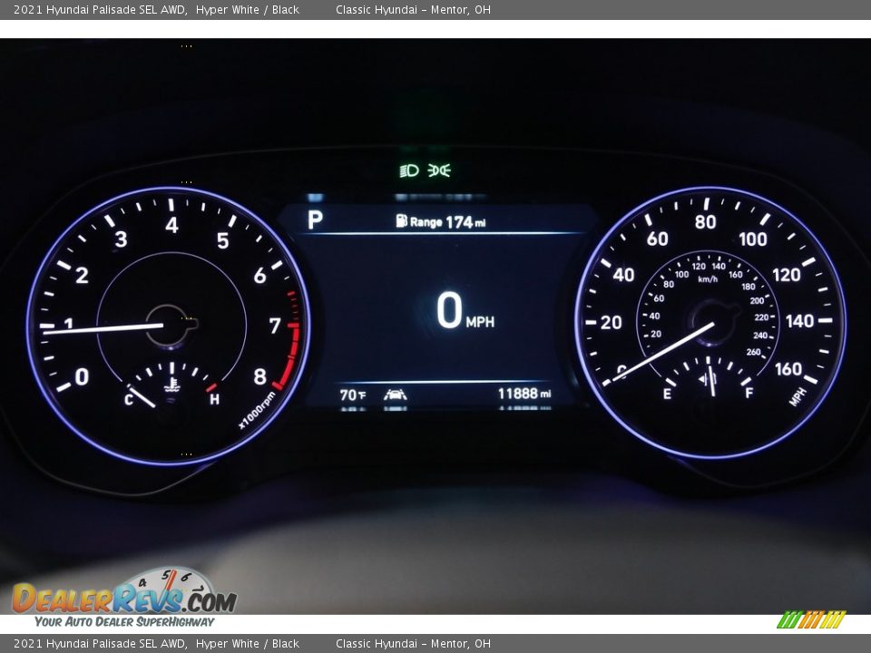 2021 Hyundai Palisade SEL AWD Hyper White / Black Photo #8