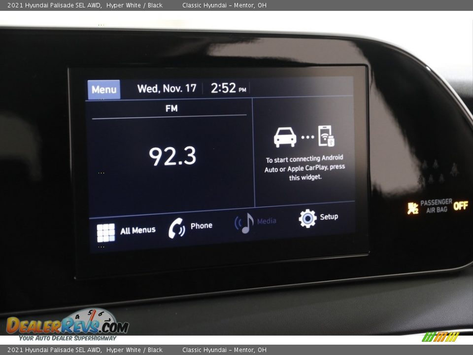 2021 Hyundai Palisade SEL AWD Hyper White / Black Photo #10