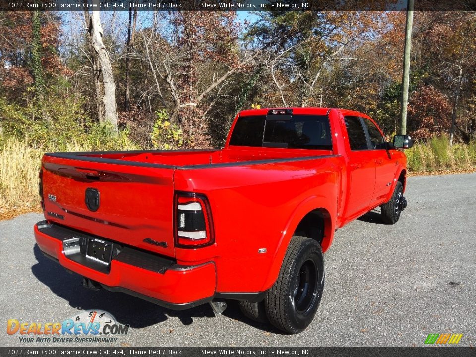 2022 Ram 3500 Laramie Crew Cab 4x4 Flame Red / Black Photo #6