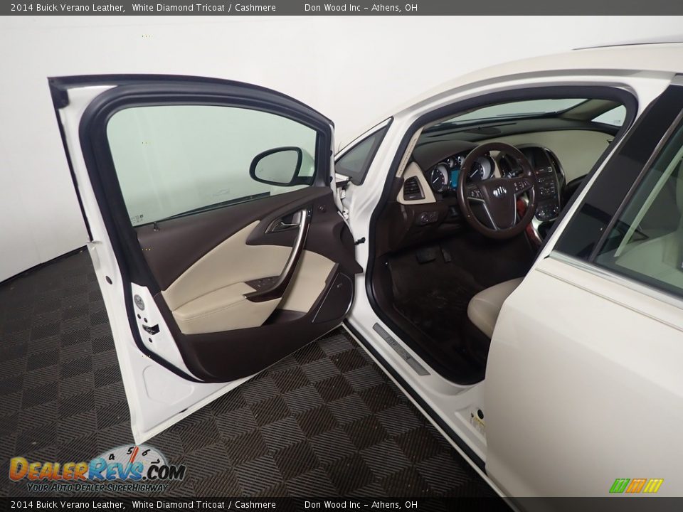 2014 Buick Verano Leather White Diamond Tricoat / Cashmere Photo #22