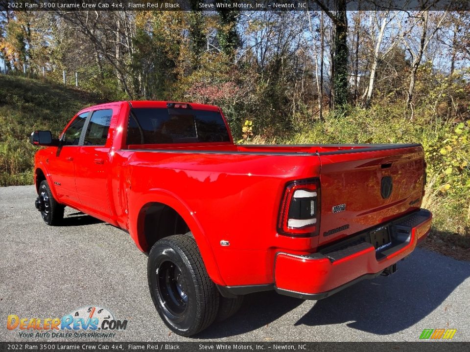 2022 Ram 3500 Laramie Crew Cab 4x4 Flame Red / Black Photo #9