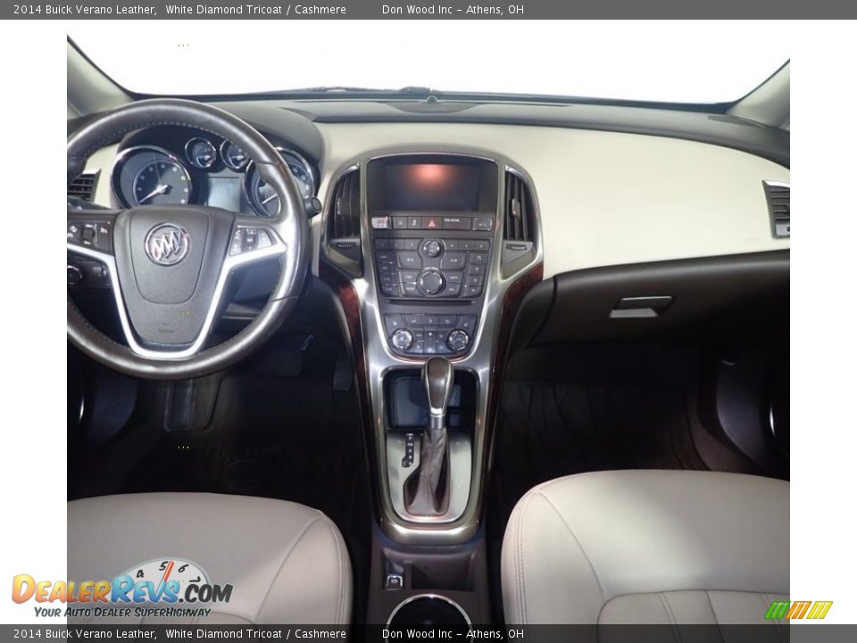 2014 Buick Verano Leather White Diamond Tricoat / Cashmere Photo #27