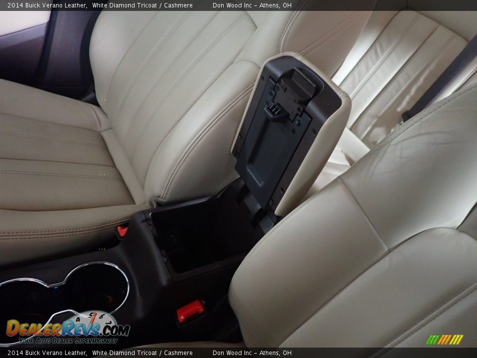 2014 Buick Verano Leather White Diamond Tricoat / Cashmere Photo #35