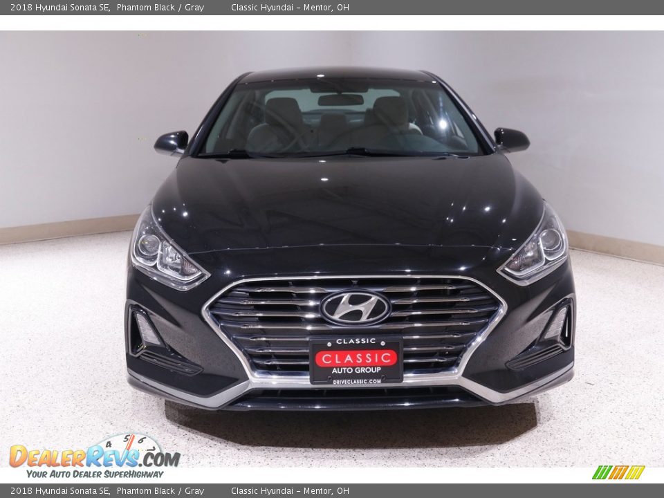 2018 Hyundai Sonata SE Phantom Black / Gray Photo #2