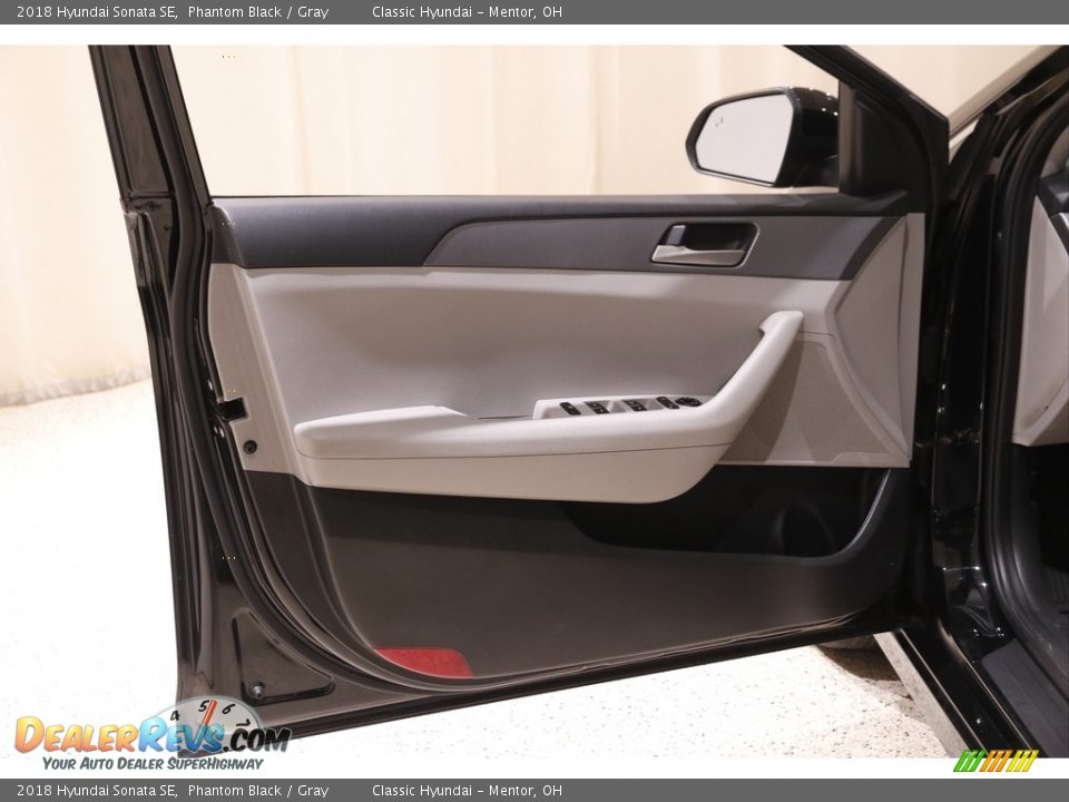 2018 Hyundai Sonata SE Phantom Black / Gray Photo #4