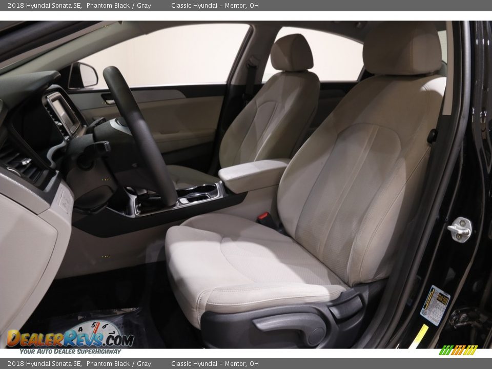 2018 Hyundai Sonata SE Phantom Black / Gray Photo #5
