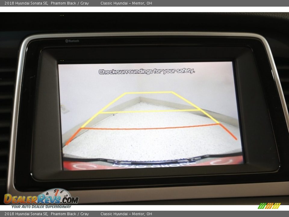 2018 Hyundai Sonata SE Phantom Black / Gray Photo #11