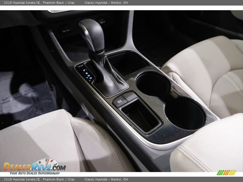 2018 Hyundai Sonata SE Phantom Black / Gray Photo #13