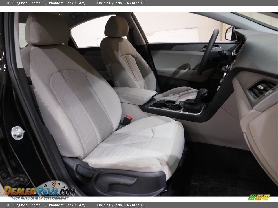 2018 Hyundai Sonata SE Phantom Black / Gray Photo #14