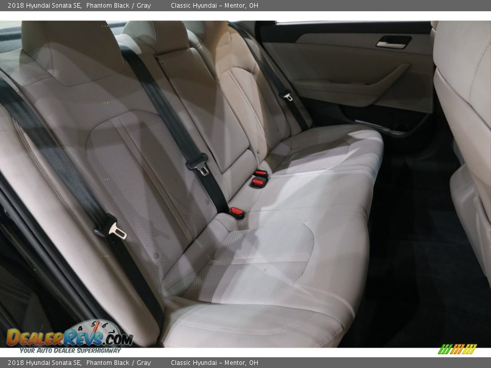 2018 Hyundai Sonata SE Phantom Black / Gray Photo #15