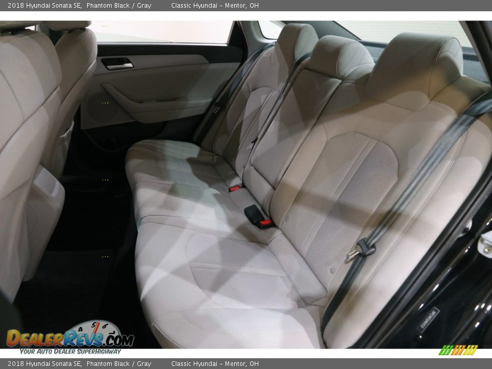2018 Hyundai Sonata SE Phantom Black / Gray Photo #16